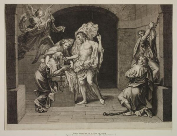 Unknown, Christ Appearing to St. Peter in Prison