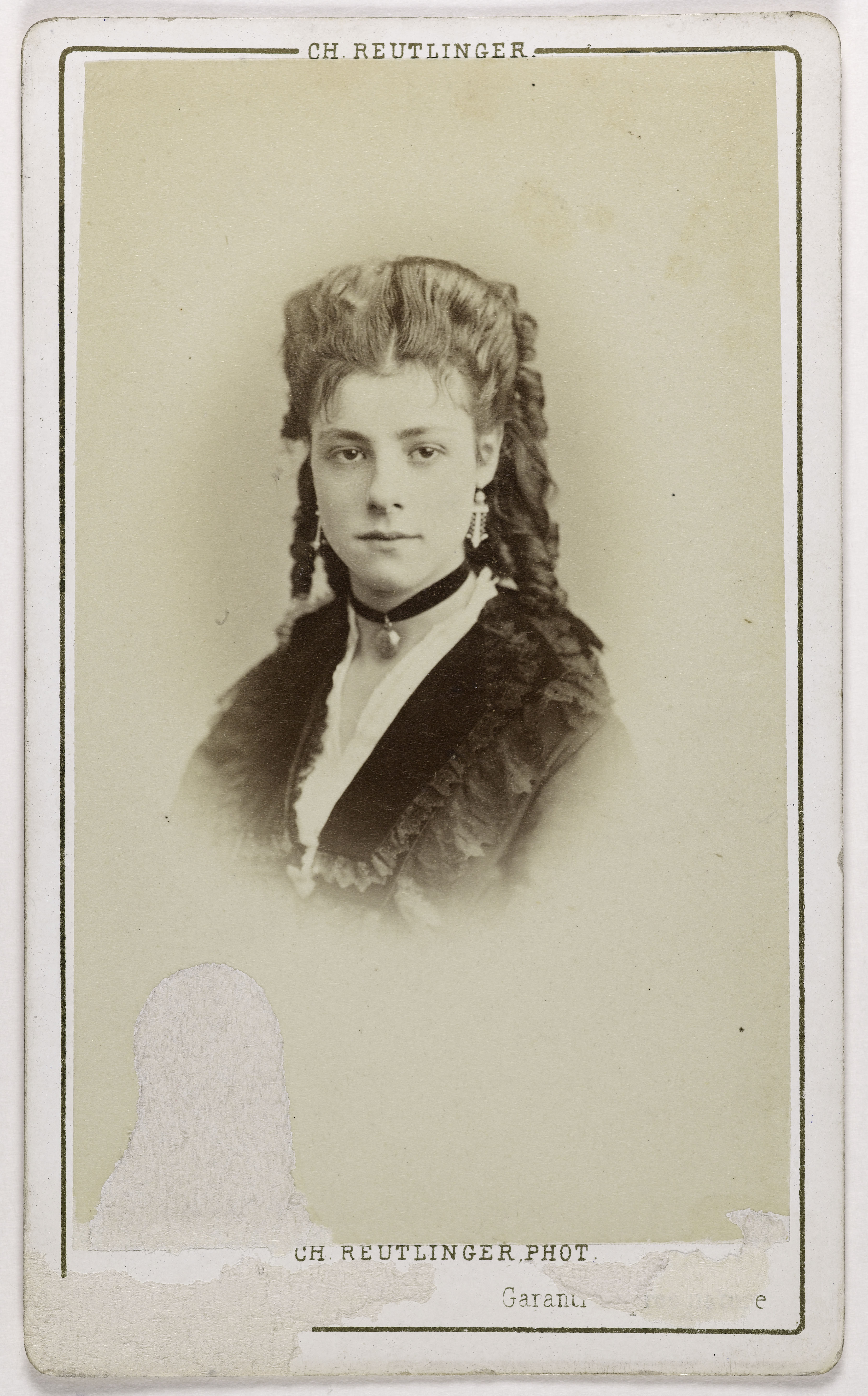 Charles Reutlinger, Portrait de Bloch (actrice)