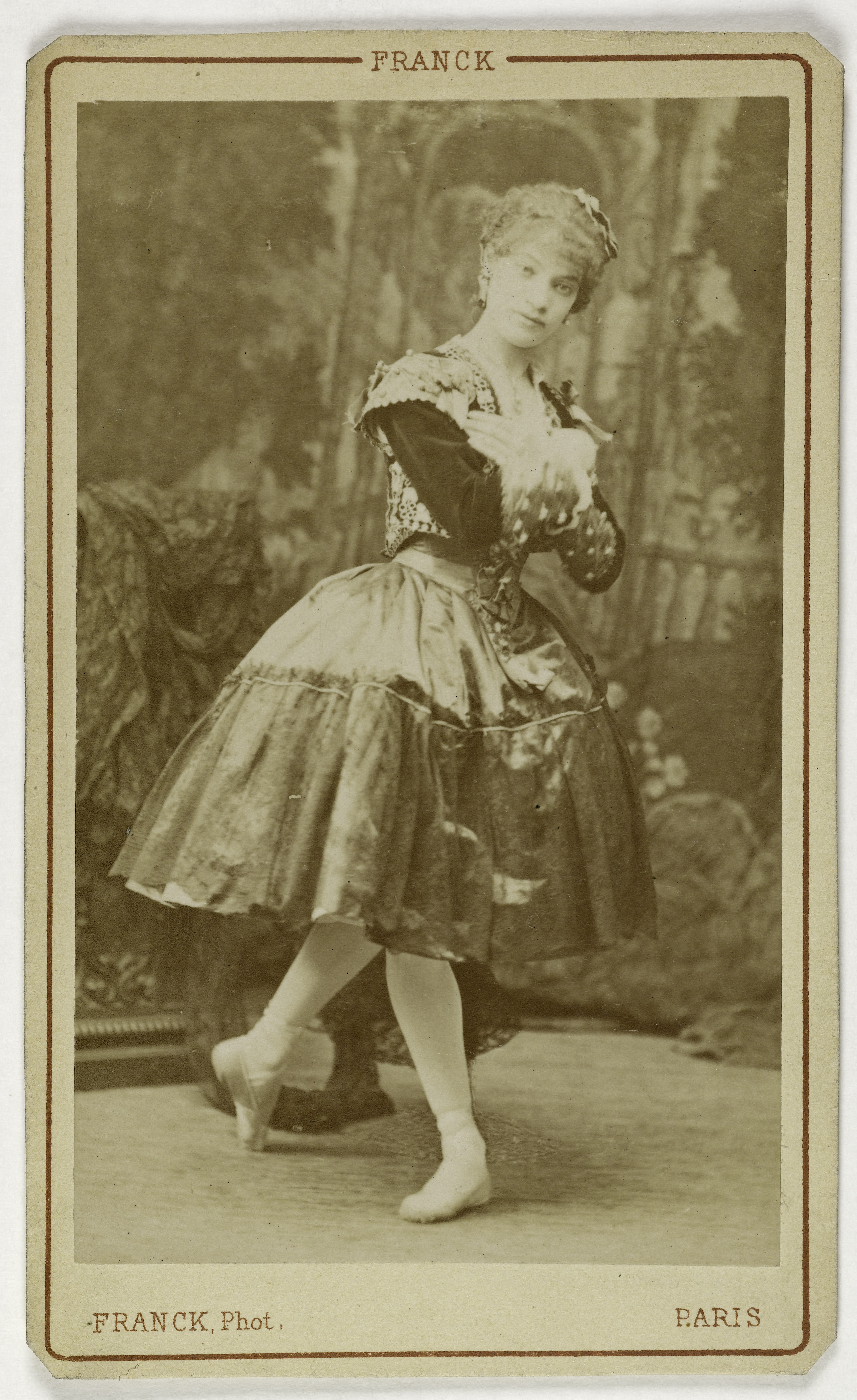 Franck, Portrait de Mélanie Hirsch, (danseuse à l'Opéra, 1872)