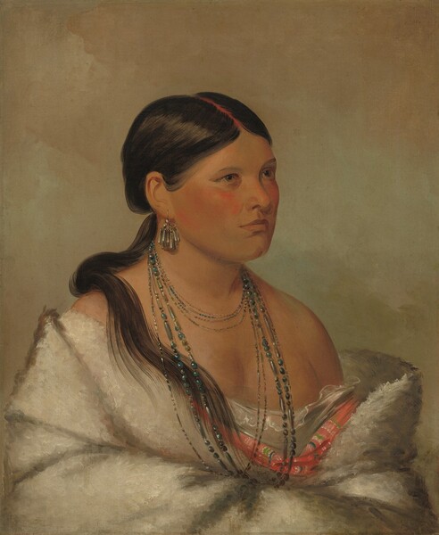 George Catlin, The Female Eagle - Shawano