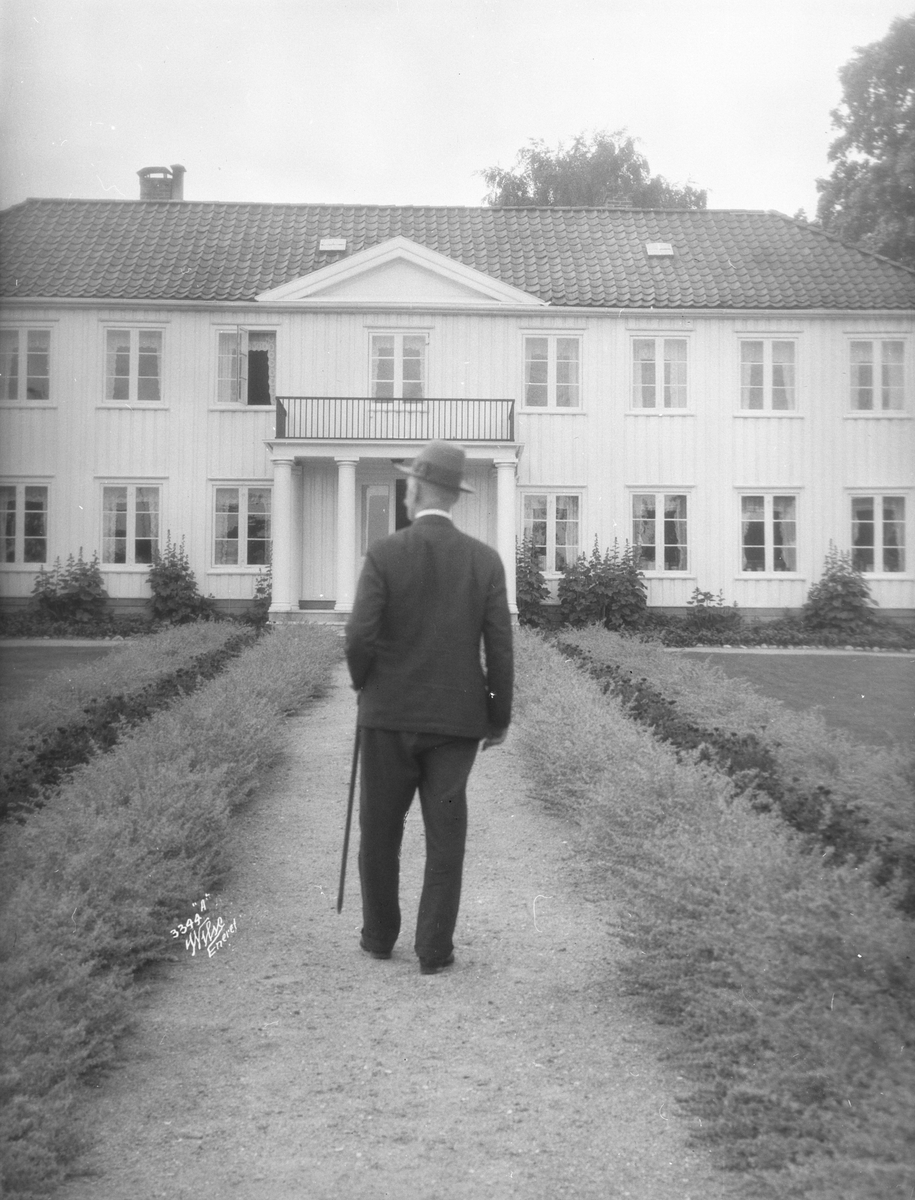 Anders Beer Wilse, Prot: Hamsun staaende i havegang 20/7