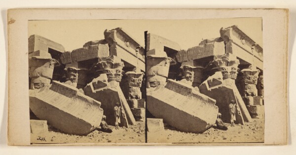 Francis Frith, [The Temple of Koum Ambry (?)]