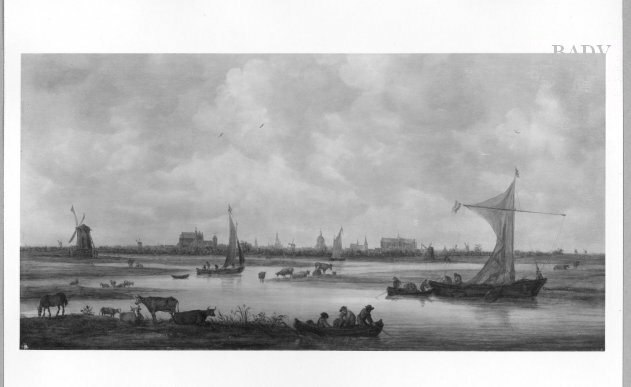 Jan van Goyen, view of Leyden