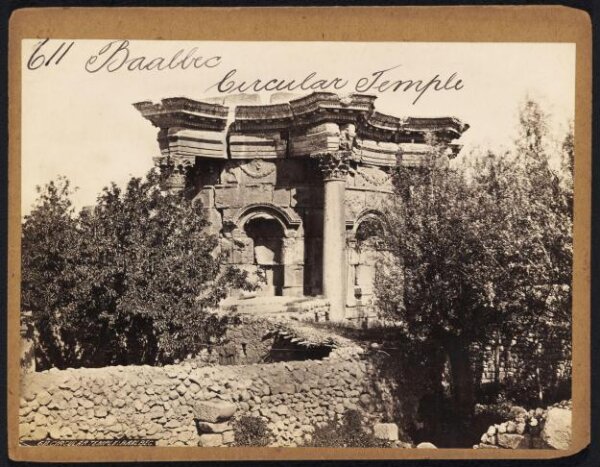Francis Frith, Baalbec Circular Temple