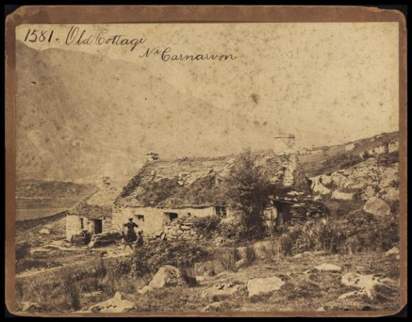 Francis Frith, Old Cottage.  Nr. Carnarvon
