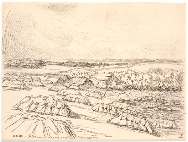 Fritz Syberg, Midt i Solskinnet laa en gammel Herregaard
