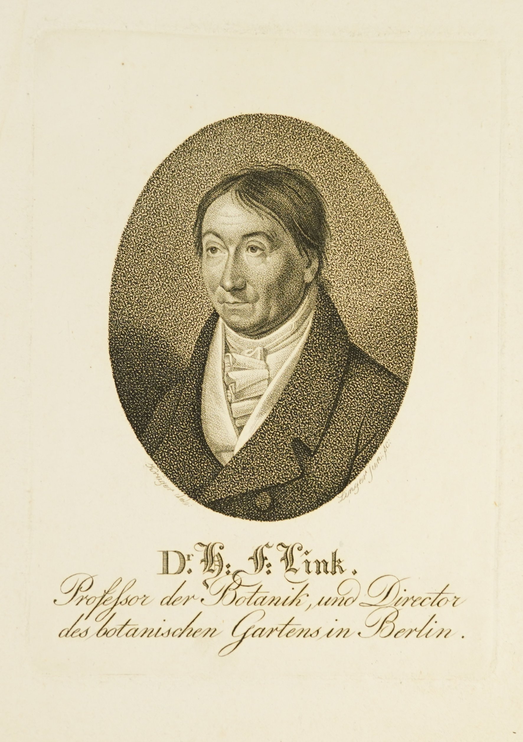 Unknown artist, Porträt von Heinrich Friedrich Link