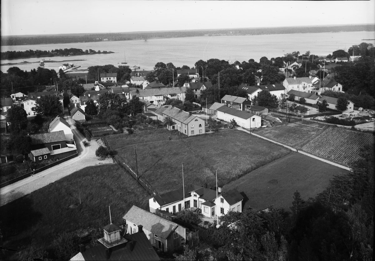 Per Elis Edhlund, Vy över Östhammar, Uppland 1915