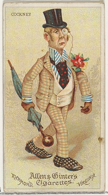 Allen & Ginter, Cockney, from World's Dudes series (N31) for Allen & Ginter Cigarettes