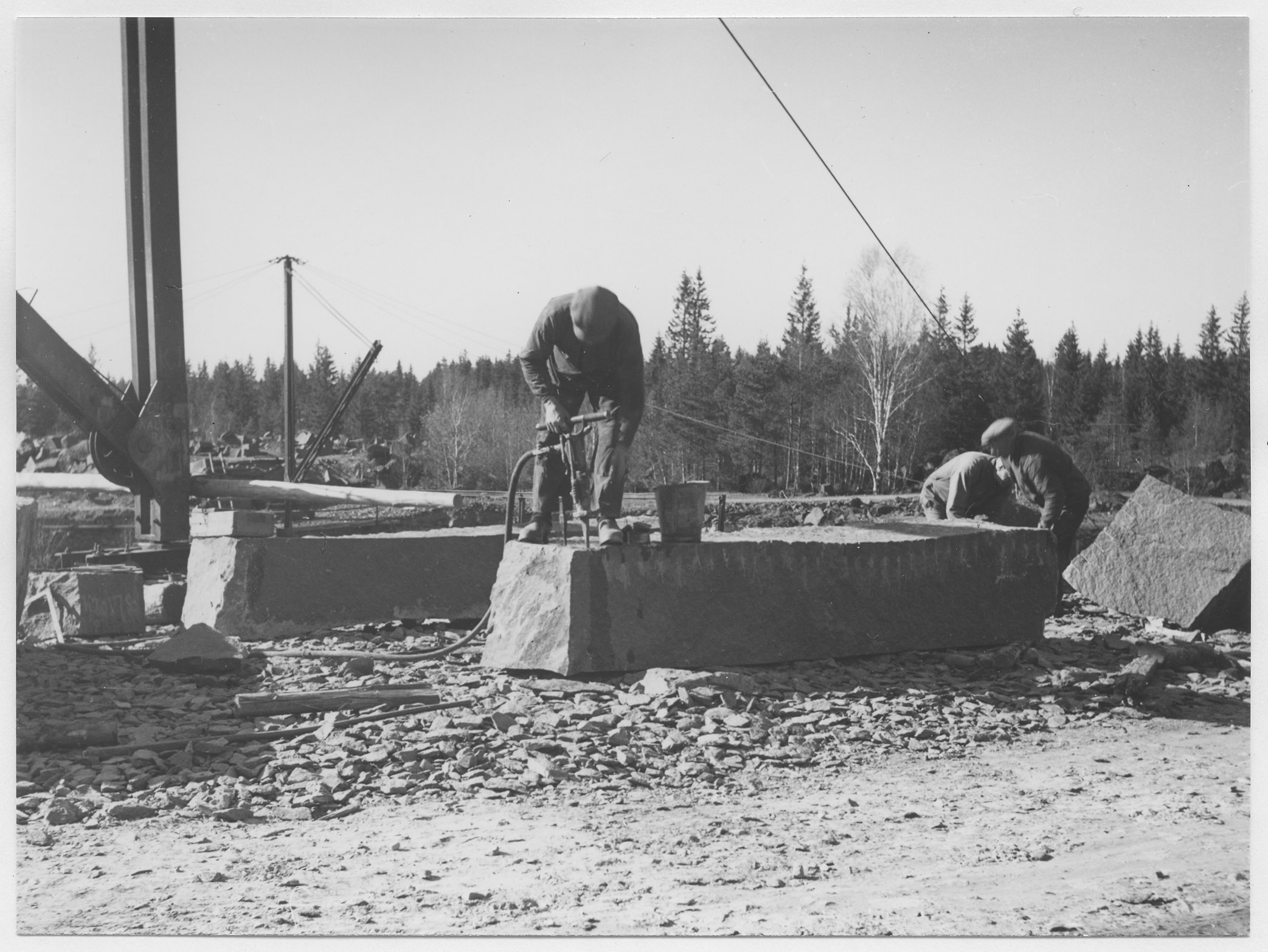 Mårten Sjöbeck, Såganäs stenbrott