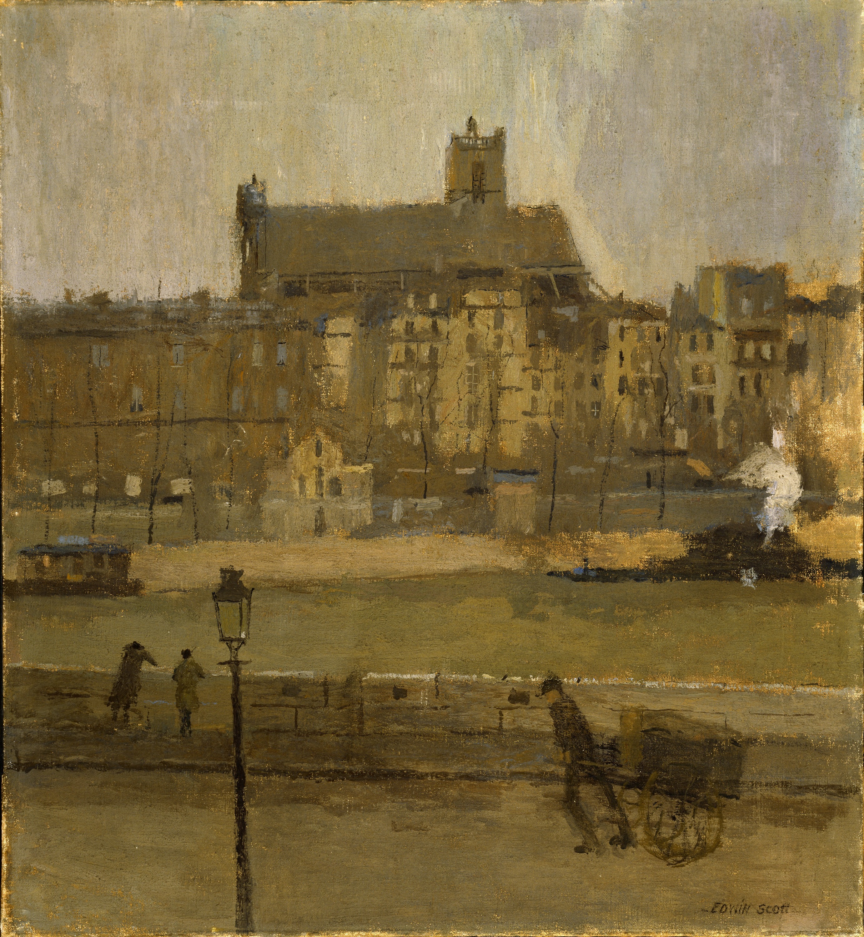 Frank Edwin Scott, Quai de la Seine, Eglise St. Gervais