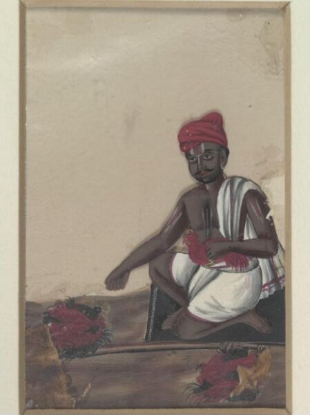 Unknown, One of twenty-two paintings depicting occupations, methods of transport and local monuments.