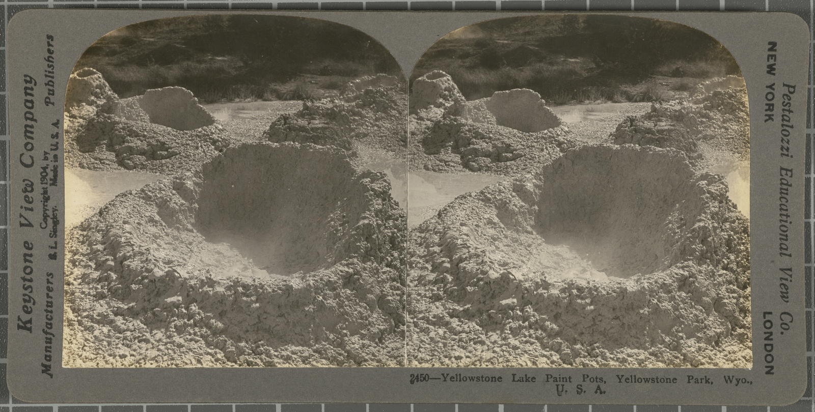 Desconegut, Yellowstone Lake Paint You can, Yellowstone Park, Wyo., U.S.A Keystone View Company, Pestalozzi Educational View Co., Ltd.