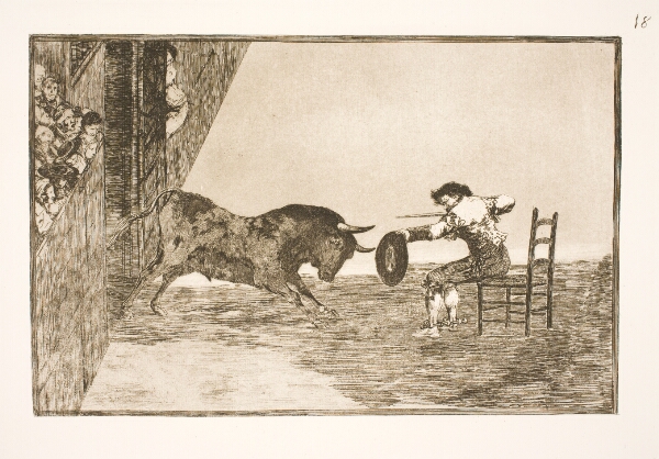 Francisco de Goya, Den modige Martincho i arenaen i Saragossa