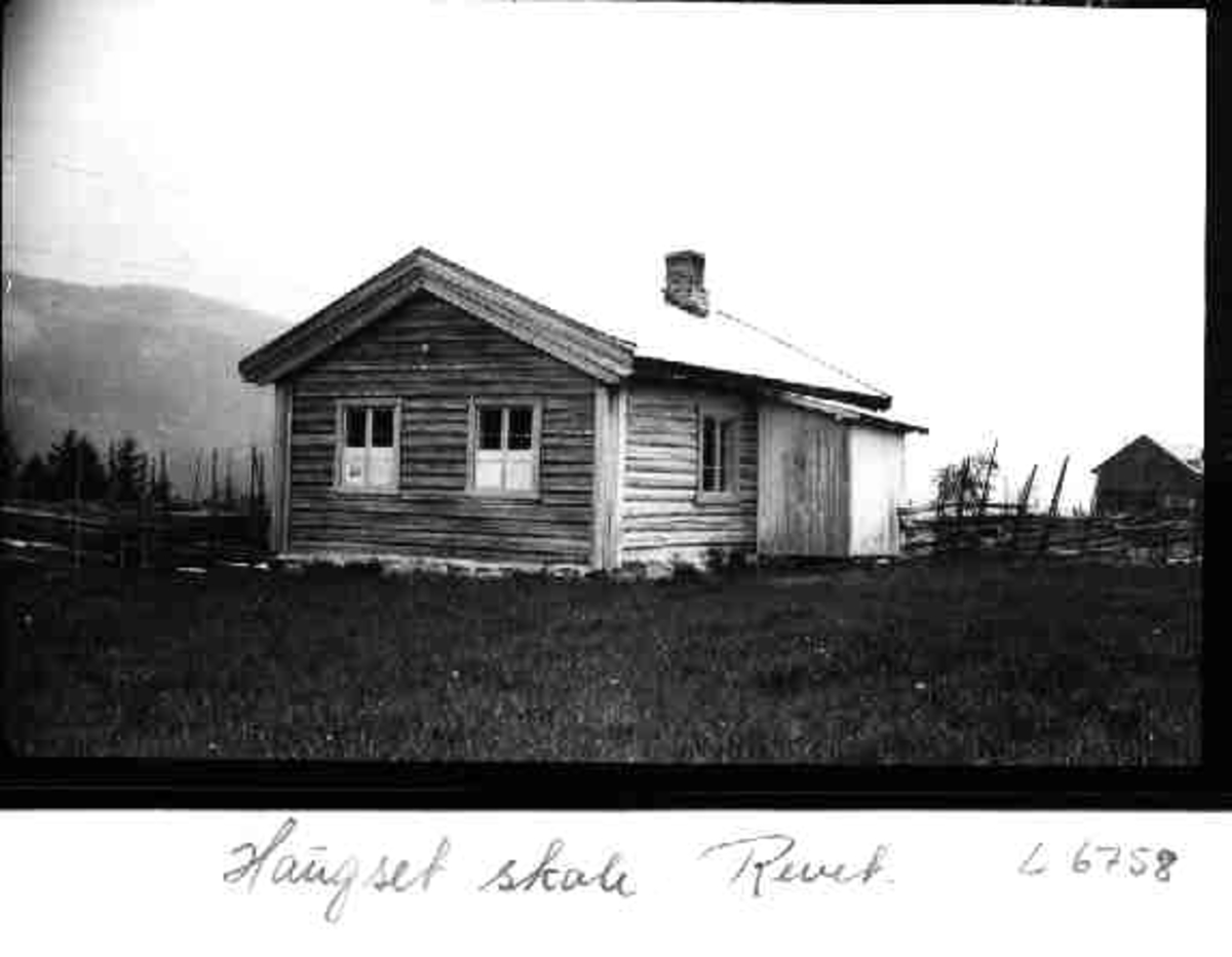Per K. Lien, Haugset skole, Rendalen