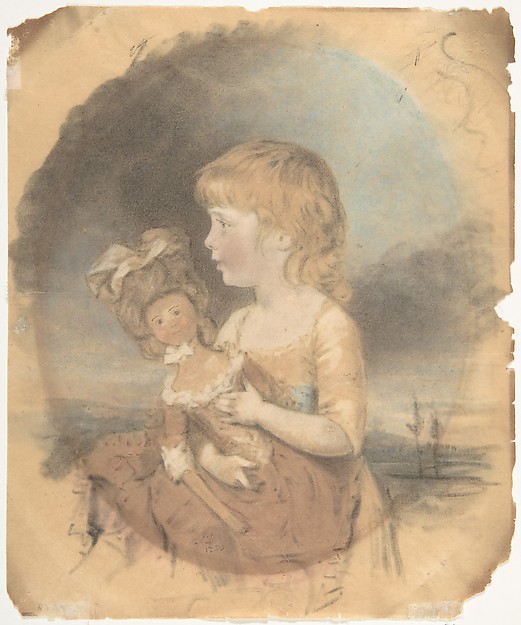 John Downman, Child Holding a Doll