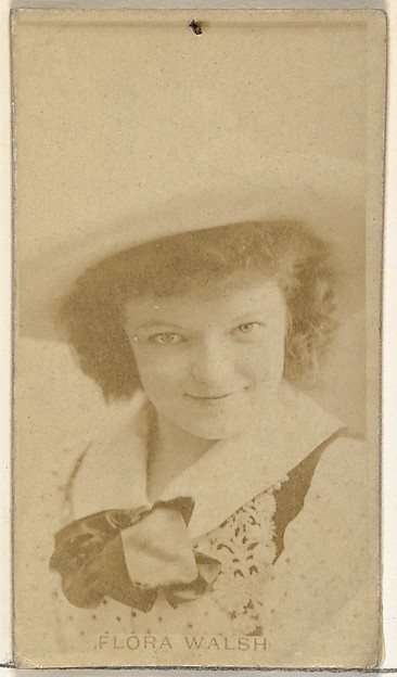 W. Duke, Sons & Co., Flora Walsh, from the Actors and Actresses series (N145-8) issued by Duke Sons & Co. to promote Duke Cigarettes