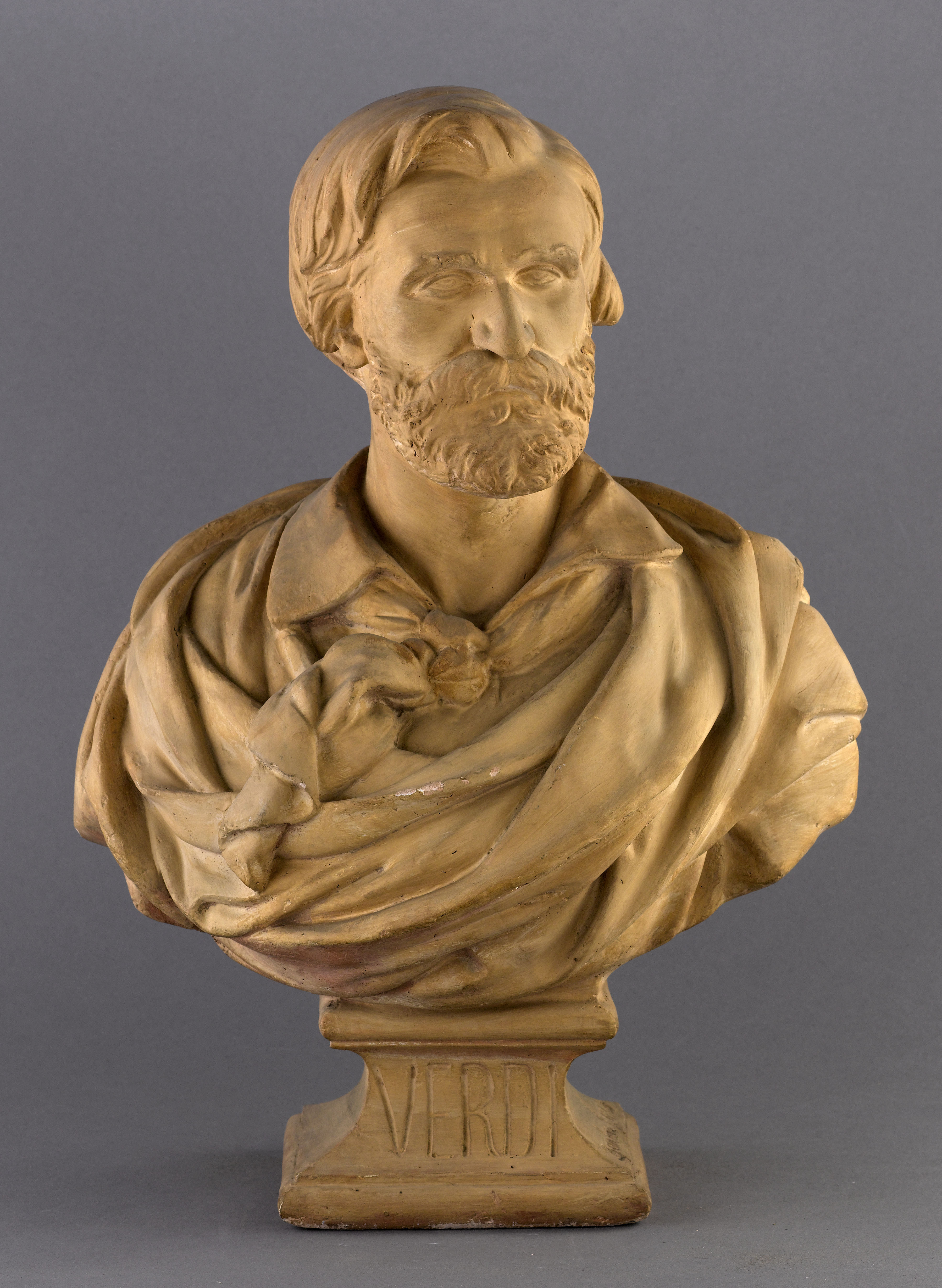 Jean Pierre Dantan, Portrait sérieux du compositeur italien, Giuseppe Verdi (1831-1901)