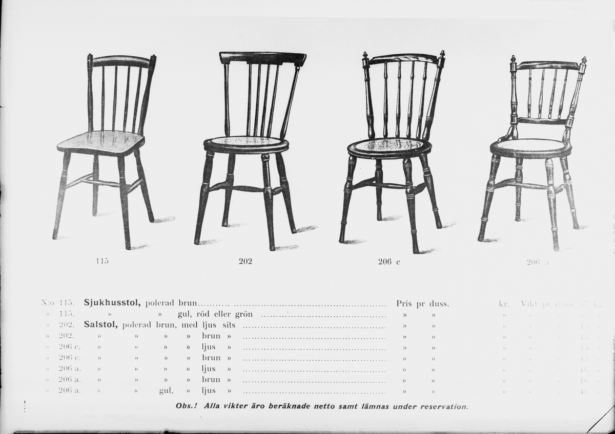 Skötsner-Edhlund, Reprophotography - furniture catalog, Uppland