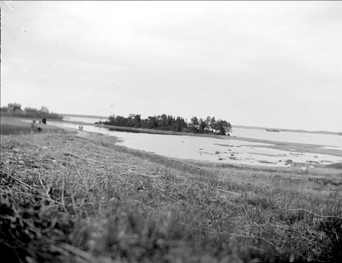 August Fredrik Schagerström, Landskapsvy med Dalälven, Hedesunda, Gästrikland i maj 1915