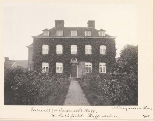Stone, Benjamin (Sir), National Photographic Record and Survey