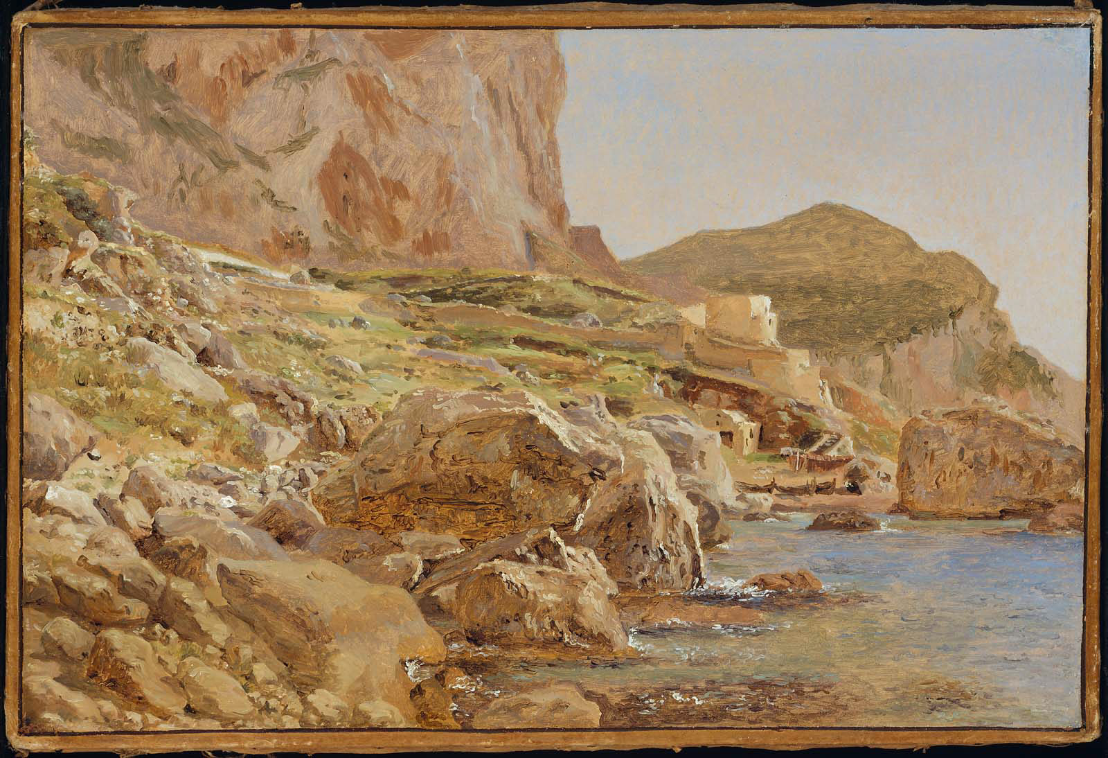 Christen Købke, Marina Piccola, Capri