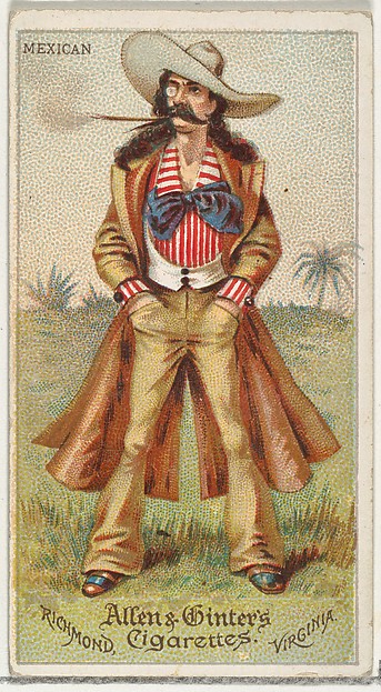 Allen & Ginter, Mexican, from World's Dudes series (N31) for Allen & Ginter Cigarettes