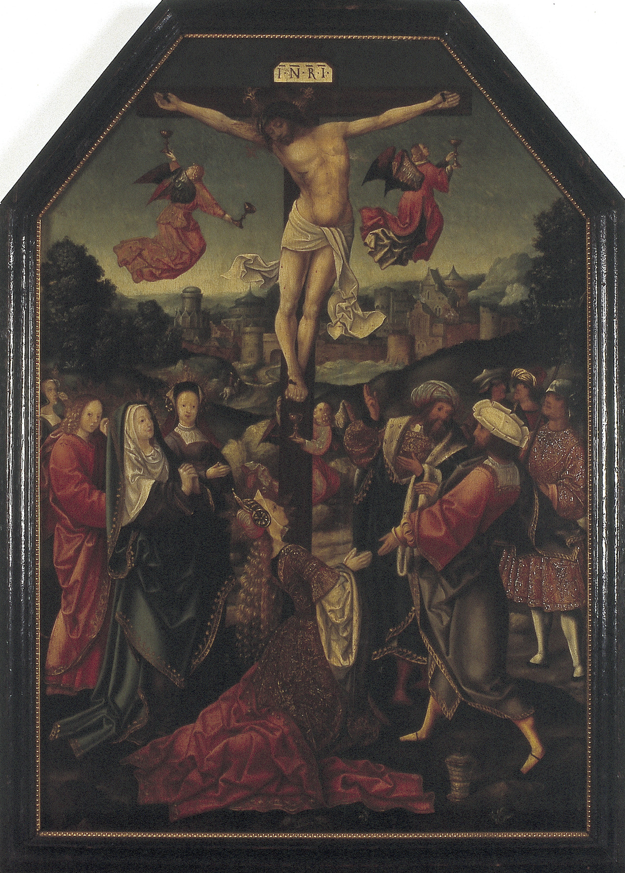 Jacob Cornelisz van Oostsanen, The crucifixion