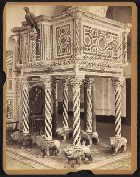 Francis Frith, Marble Pulpit in the Cathedral Amalfi
