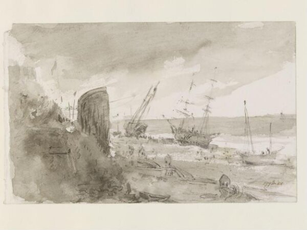 Constable, John (RA), Coast Scene at Brighton