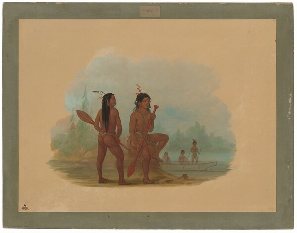 George Catlin, Two Young Hyda Men
