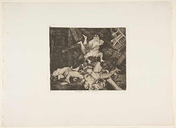 Goya (Francisco de Goya y Lucientes), Plate 30 from "The Disasters of War" (Los Desastres de la Guerra): Ravages of war (Estragos de la guerra)
