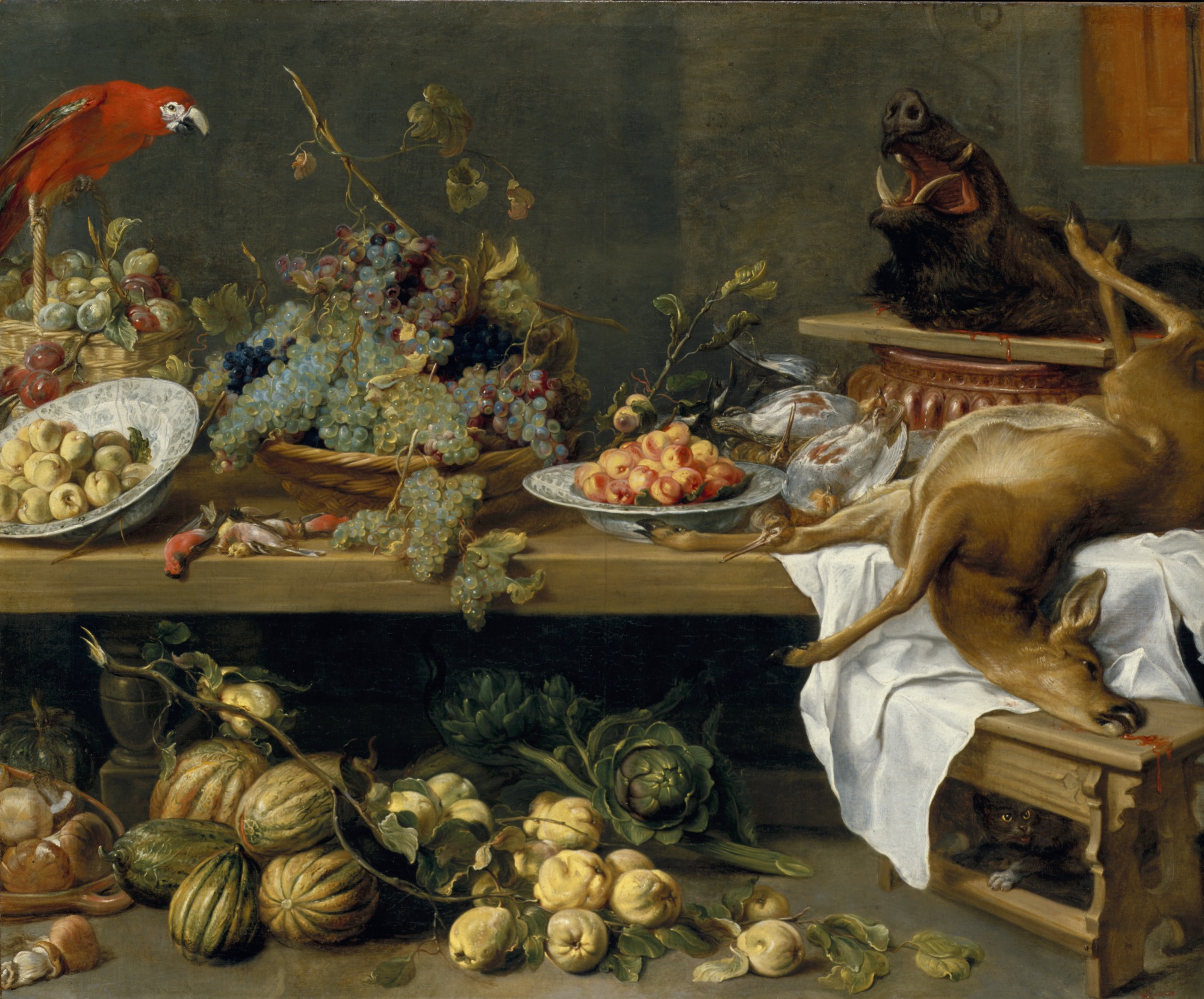 Frans Snyders, Still Life with Fruit, Vegetables and Dead Game