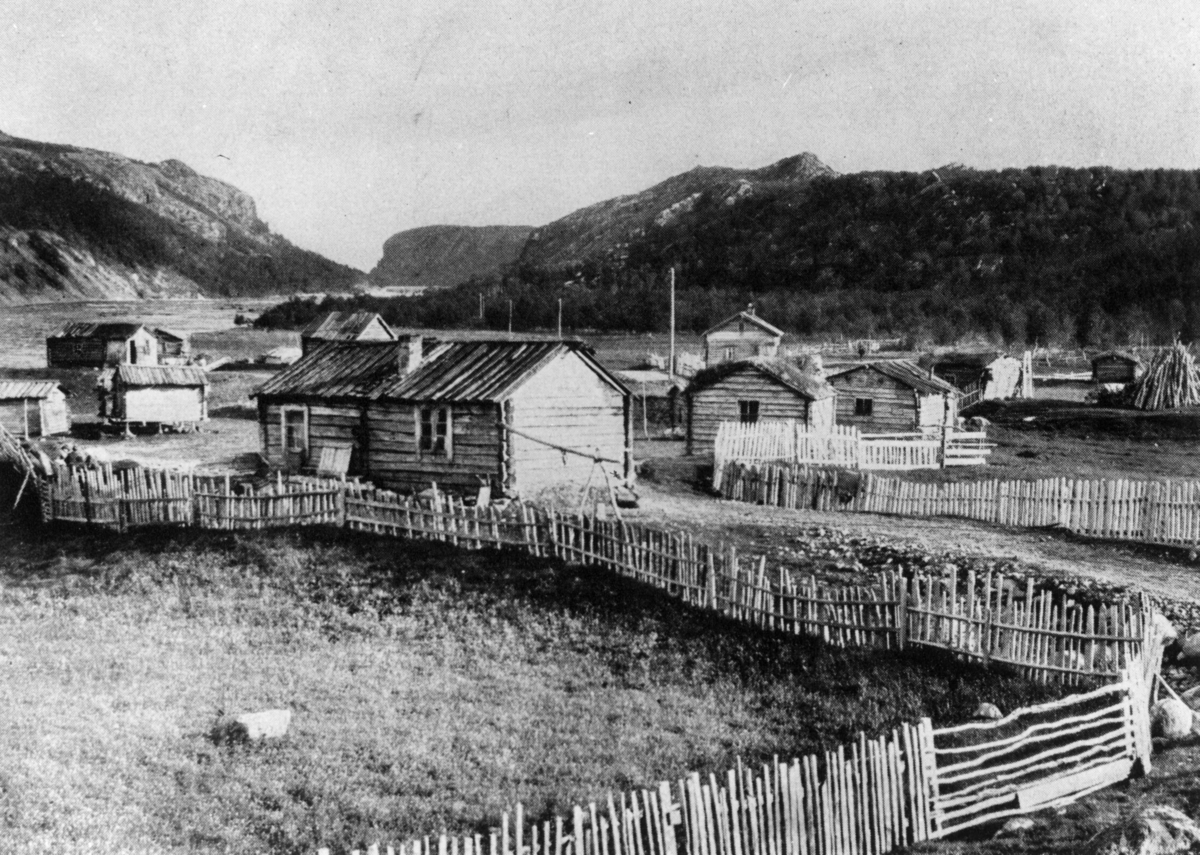 Ellisif Rannveig Wessel, Skoltesamenes boplass i Boris Gleb, Russland, ca. 1900.