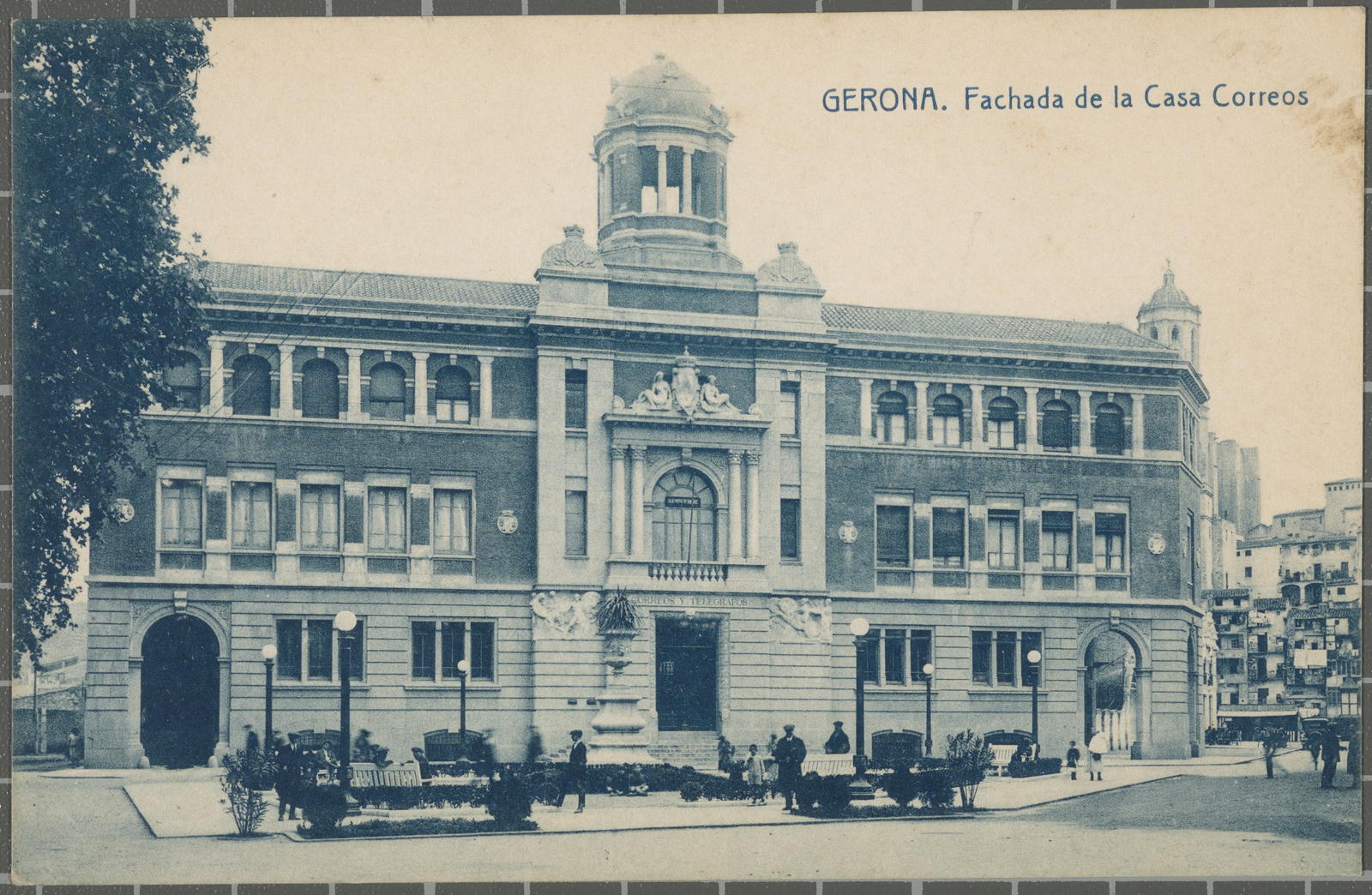 Desconegut, GERONA. Fachada de la Casa Correos