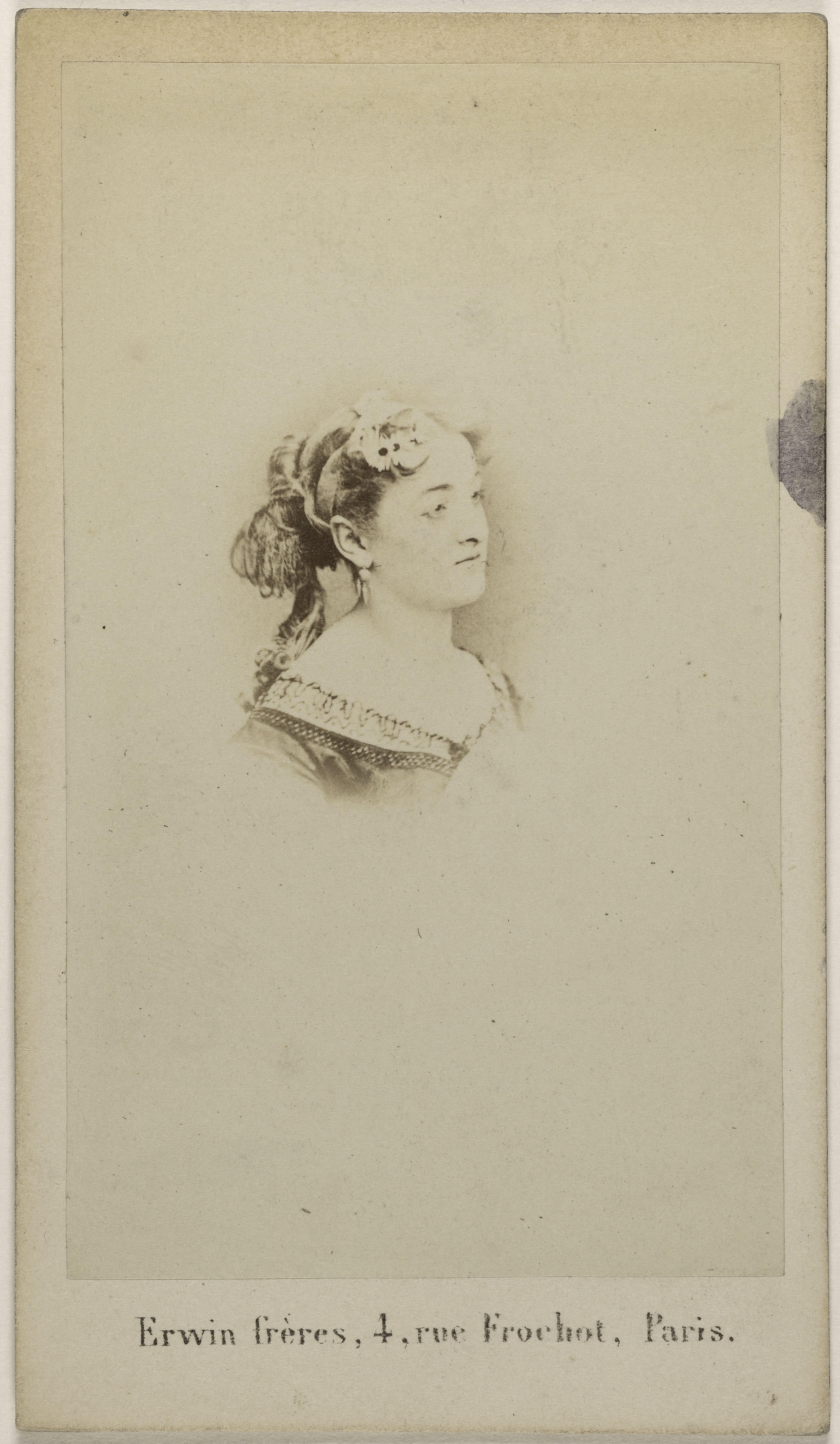Erwin & Ernest Hanfstaengl, Portrait de Bellanger, Anna, (actrice)