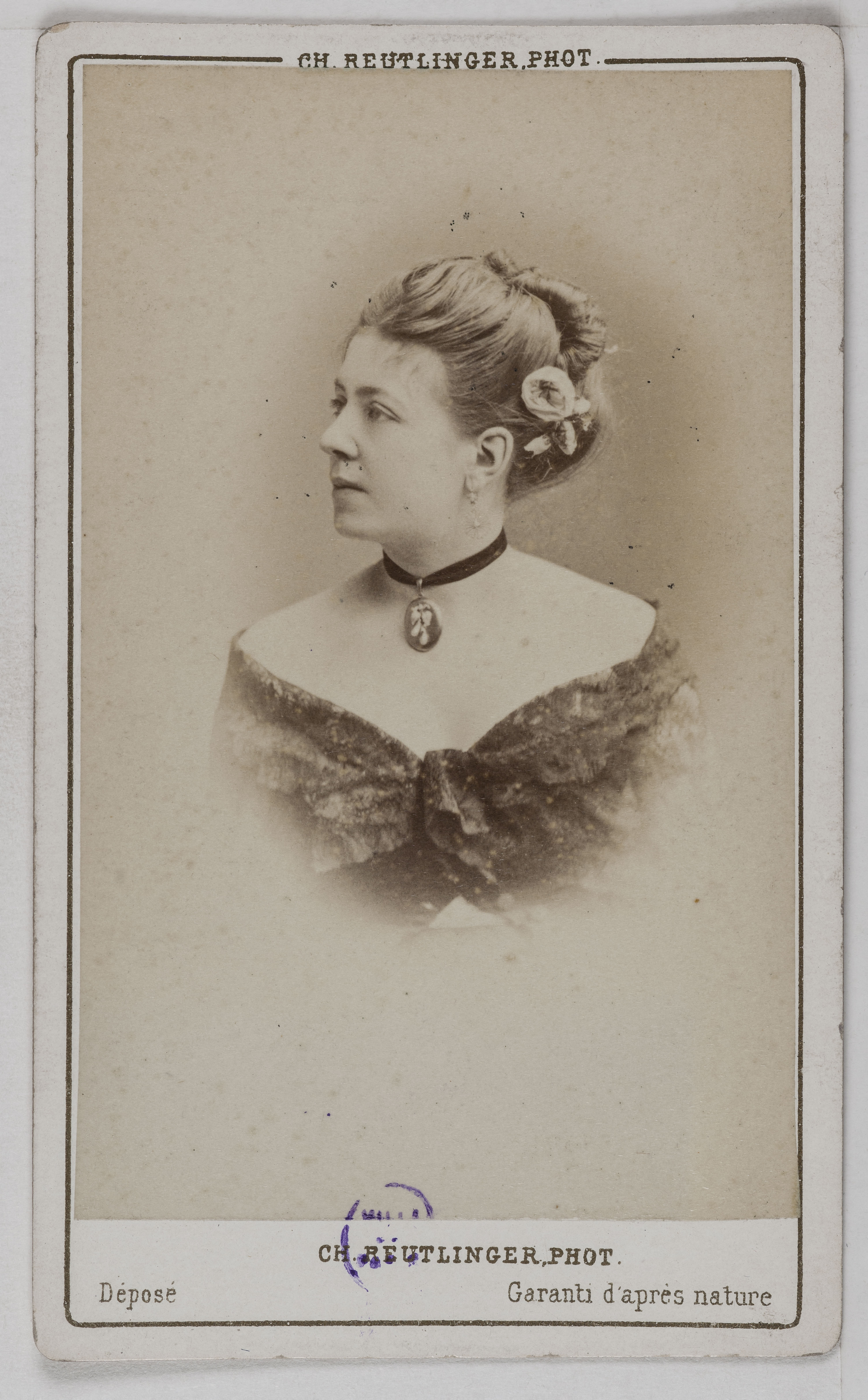 Charles Reutlinger, Portrait de Malo, (actrice)