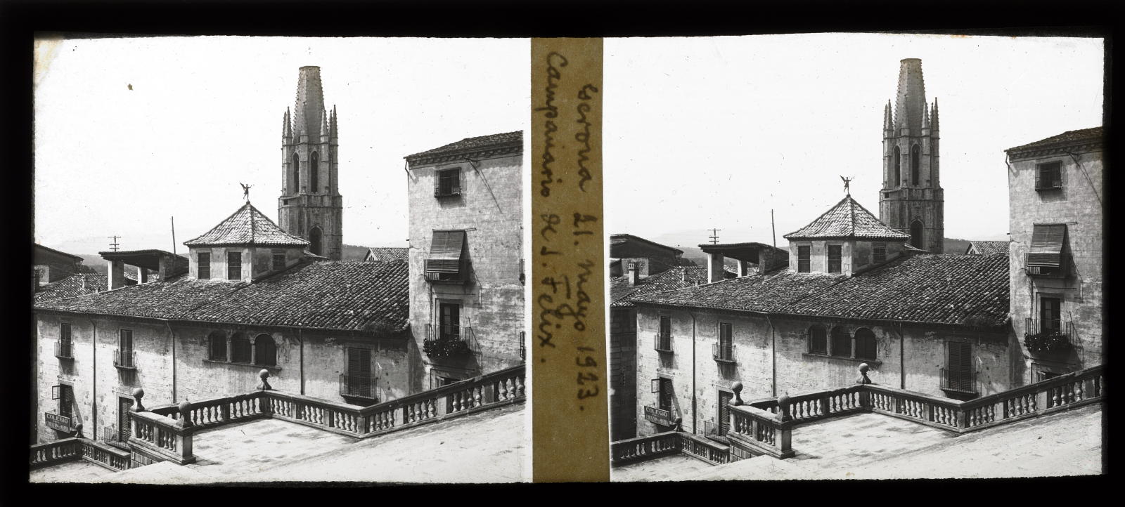 Desconegut, Gerona. Campanario de Sn. Felix