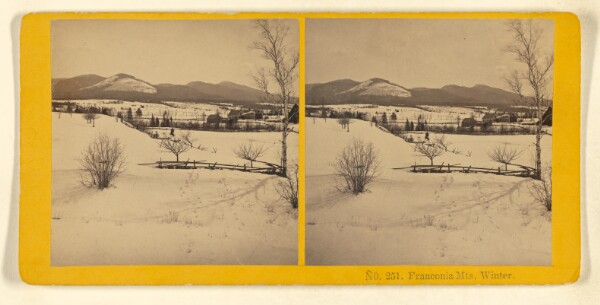 Benjamin West Kilburn, Franconia Mts. Winter.