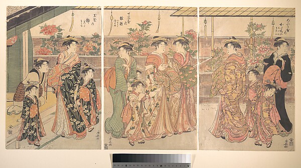 Torii Kiyonaga, The Peony Show