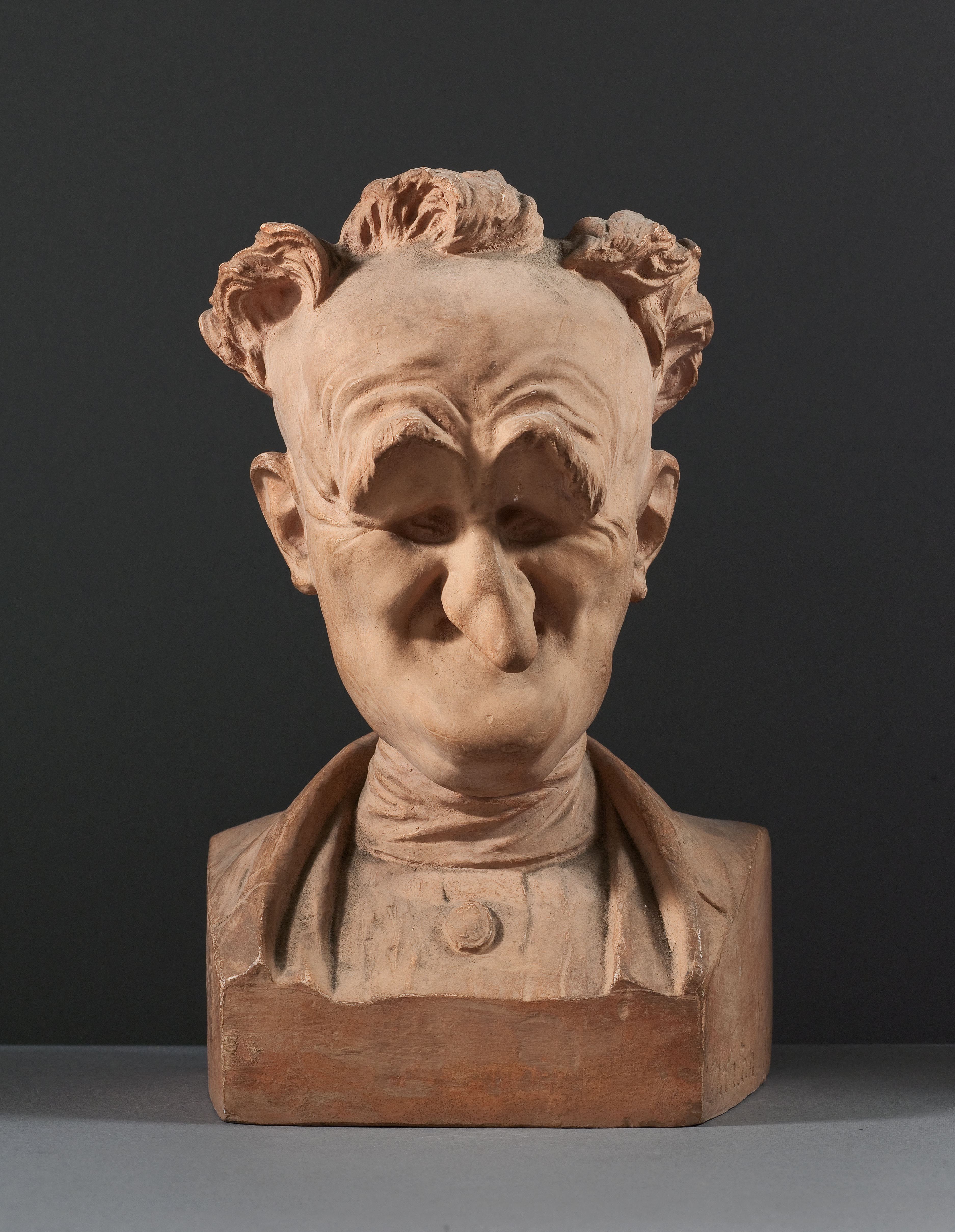 Jean Pierre Dantan, Portrait-charge de Jean-Baptiste-François Provost (1798-1865), acteur et professeur d'élocution au Conservatoire