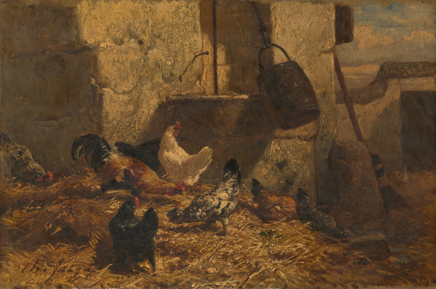 Charles Jacque, Chickens