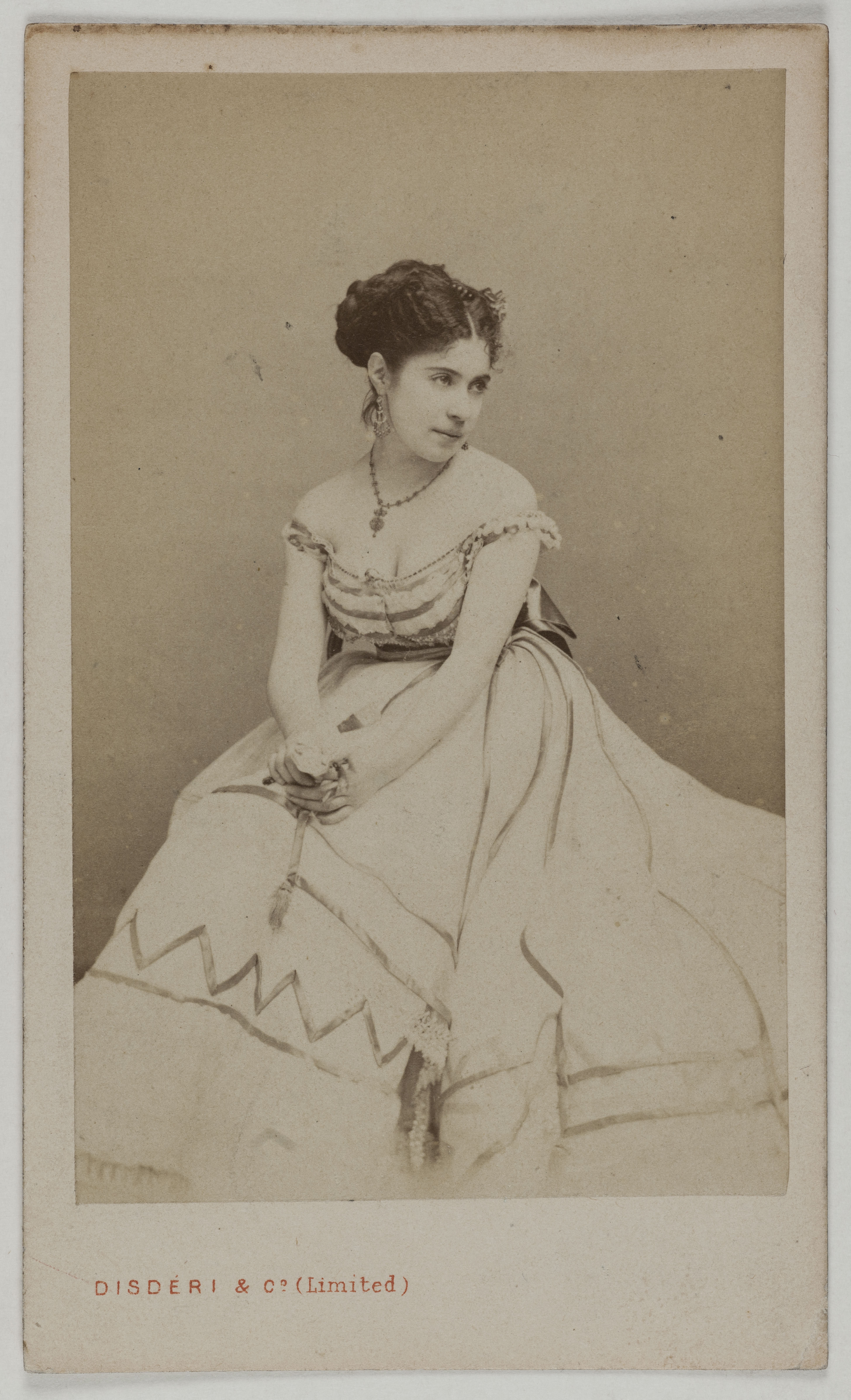 Disderi & Cie, Portrait de Delby Blanche ou Jeanne, (actrice)