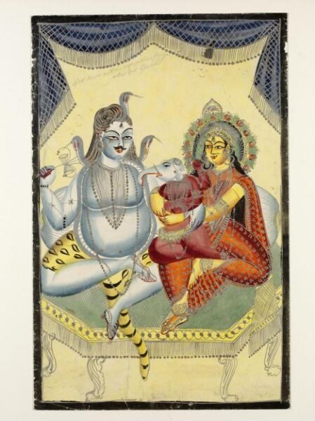 Unknown, Shiva and Parvati with Ganesha