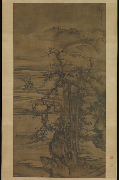 Tang Di, Landscape after a poem by Wang Wei