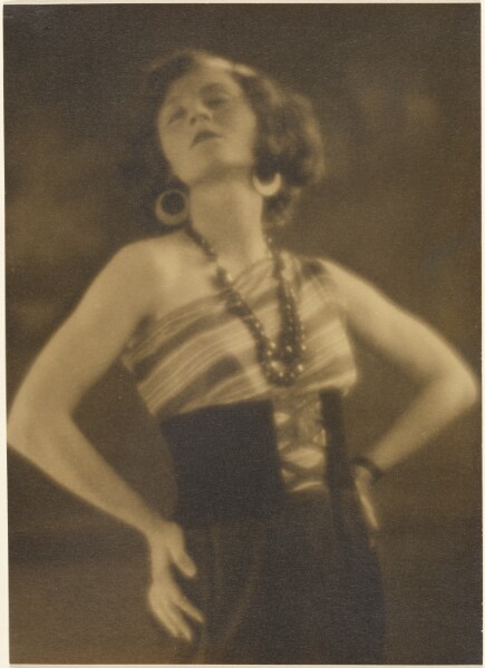 Louis Fleckenstein, [Portrait of a Woman with Arms Akimbo]