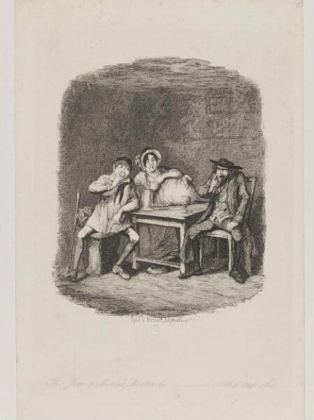 Cruikshank, George, The Jew and Morris Bolter begin to understand one another