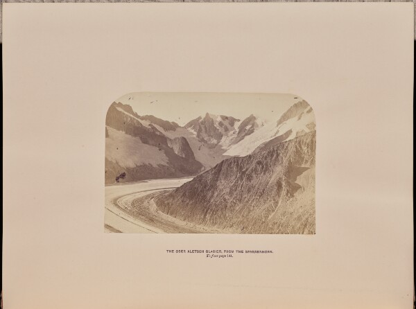Ernest H. Edwards, The Ober Aletsch Glacier from the Sparrenhorn
