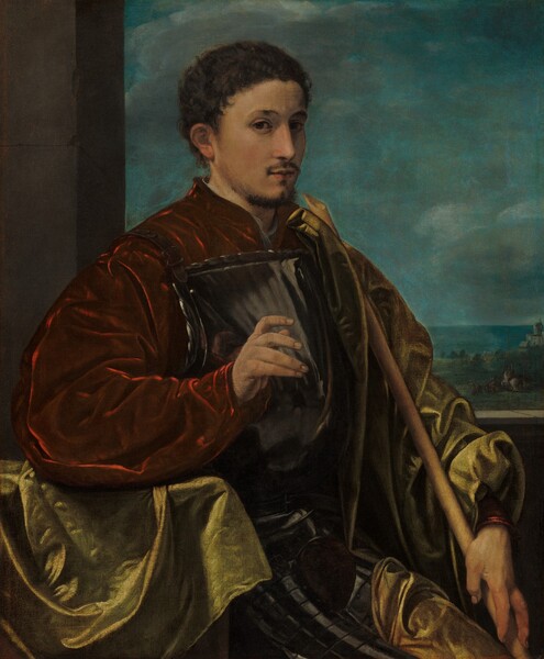 Giovanni Girolamo Savoldo, Portrait of a Knight