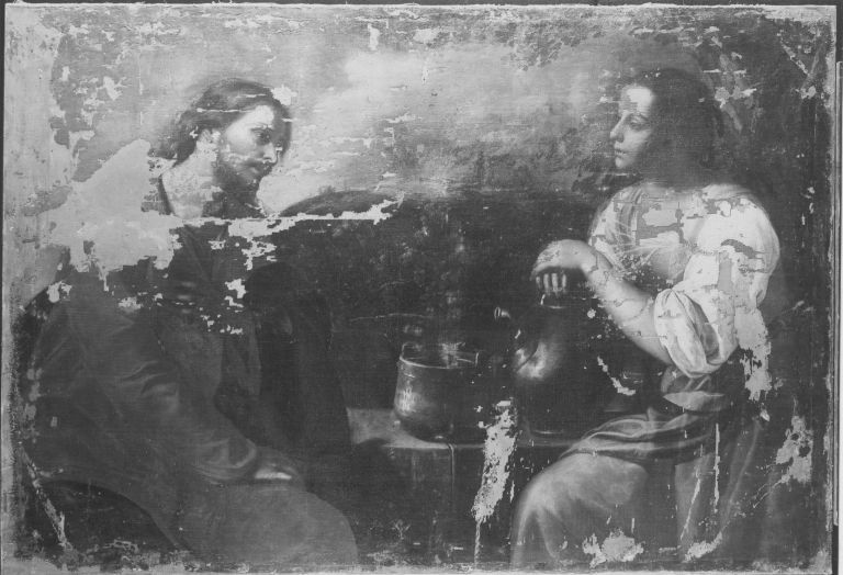 Giacomo Cavedone, Christ and the Samaritarian